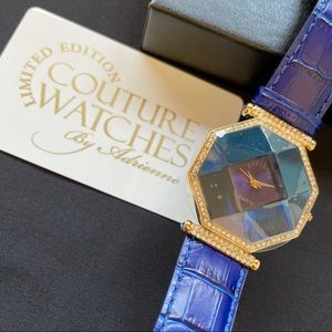 Blue face & Leather Limited Edition Watch